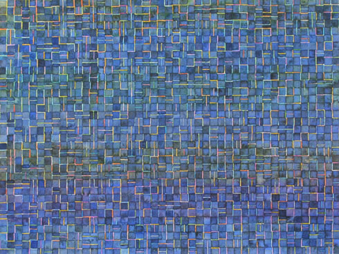 Composition in 8 parts and 4 colours