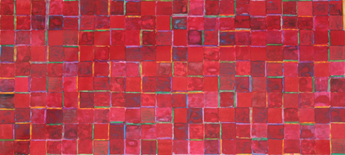 Composition in four base colours and four accents - for Marilyn